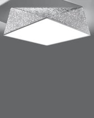 „Lampa Hexa 45“ sudraba цена и информация | Потолочные светильники | 220.lv