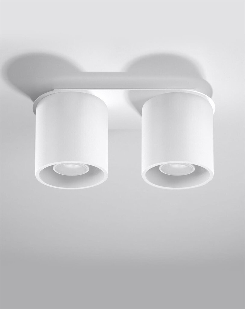 „Lampa Orbis 2 balta“ cena un informācija | Griestu lampas | 220.lv