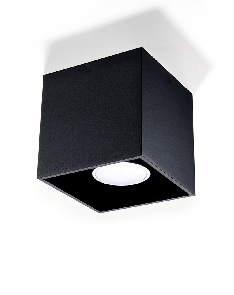 „Lampa Quad 1“ melna cena un informācija | Griestu lampas | 220.lv