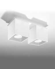 „Lampa Quad 2 balta“ цена и информация | Потолочные светильники | 220.lv