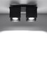 „Lampa Quad 2“ melna cena un informācija | Griestu lampas | 220.lv