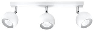 OCULARE Griestu lampa 3 balti цена и информация | Потолочный светильник | 220.lv