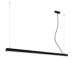 Piekārta lampa PINNE 150 melna cena un informācija | Lustras | 220.lv