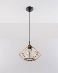 Piekārta lampa pompelmo dabīgs koks цена и информация | Настенный/подвесной светильник Eye Spot 11 BL, чёрный | 220.lv