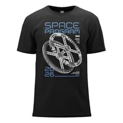 T-krekls monotox space program black mx22077 cena un informācija | Vīriešu T-krekli | 220.lv