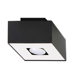 Lampa mono 1 melns cena un informācija | Griestu lampas | 220.lv