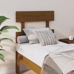 Изголовье кровати, 93,5x3x81 см, коричневое цена и информация | Кровати | 220.lv