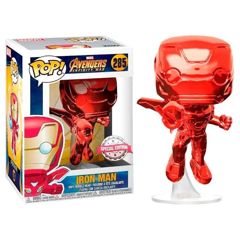 POP ekskluzīva rotaļu figūra Marvel Avengers Infinity War Iron Man Red цена и информация | Rotaļlietas meitenēm | 220.lv