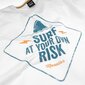 T-krekls monotox surf risk white surfrisk20white cena un informācija | Vīriešu T-krekli | 220.lv