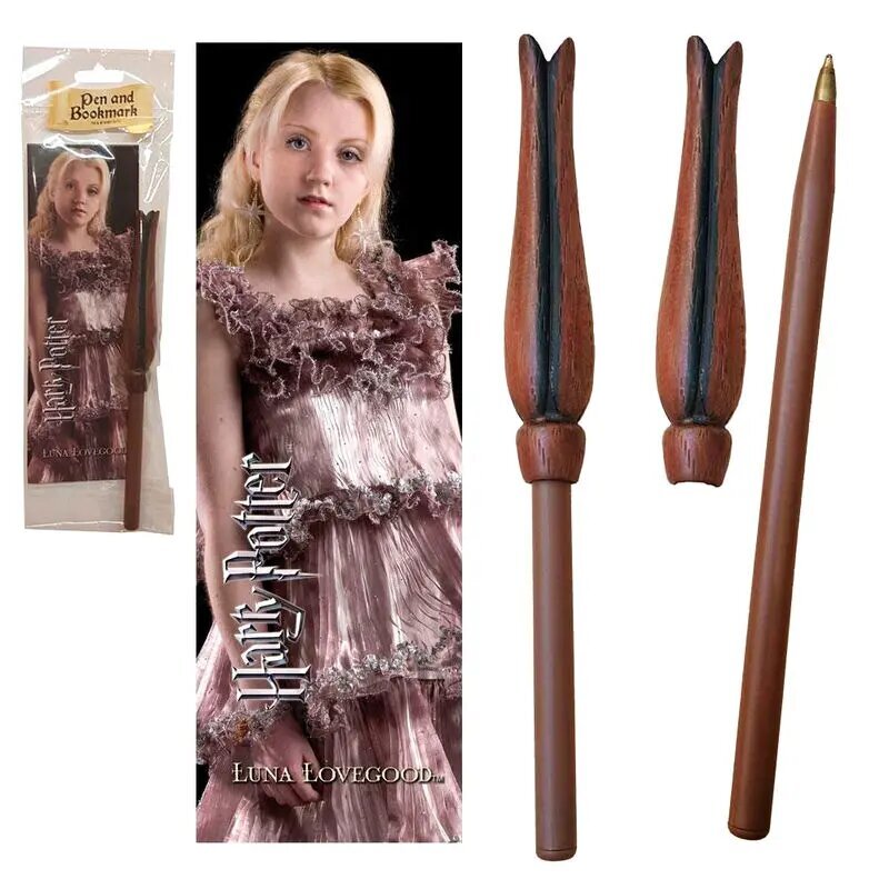 Harijs Poters: Luna Lovegood Wand pildspalva un grāmatzīme цена и информация | Rakstāmpiederumi | 220.lv