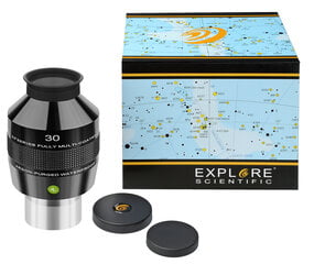 Okulārs EXPLORE SCIENTIFIC 82° Ar 30mm (2 collas) cena un informācija | Teleskopi un mikroskopi | 220.lv