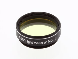 Фильтр Explore Scientific, 1,25 дюйма, светло-желтый, №8 цена и информация | Фильтры | 220.lv