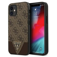 Чехол Guess для iPhone 12 Mini 5,4 " GUHCP12SPU4GHBR цена и информация | Чехлы для телефонов | 220.lv