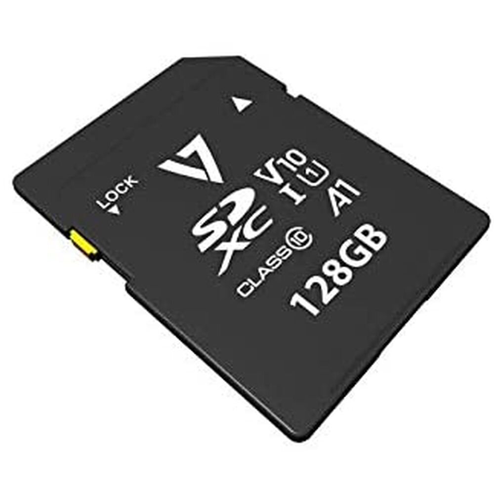 Mikro SD atmiņas karte ar adapteri V7 VPSD128GV10U1 128 GB cena un informācija | Atmiņas kartes mobilajiem telefoniem | 220.lv