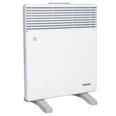 Konvektora sildītājs 49x45x8 cm WARMTEC EWX-1000, termostats 1000 W, balts цена и информация | Обогреватели | 220.lv