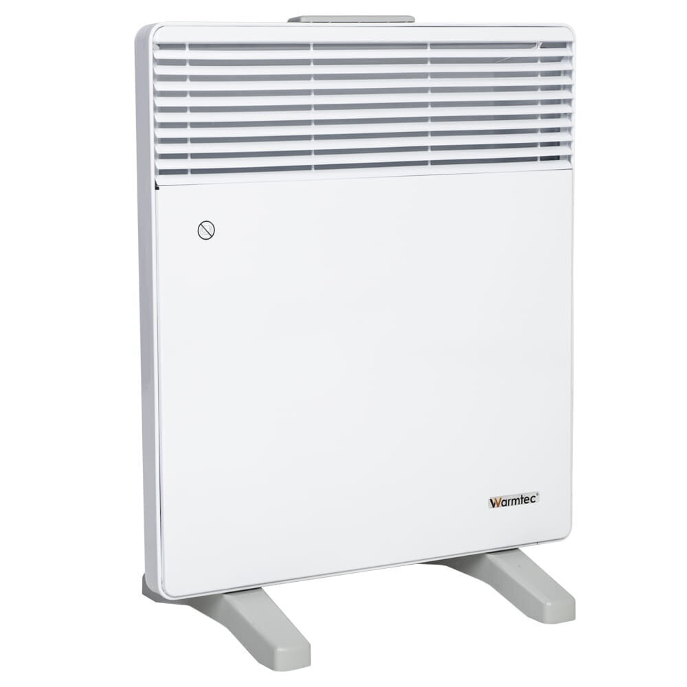 Konvektora sildītājs 49x45x8 cm WARMTEC EWX-1000, termostats 1000 W, balts cena un informācija | Sildītāji | 220.lv