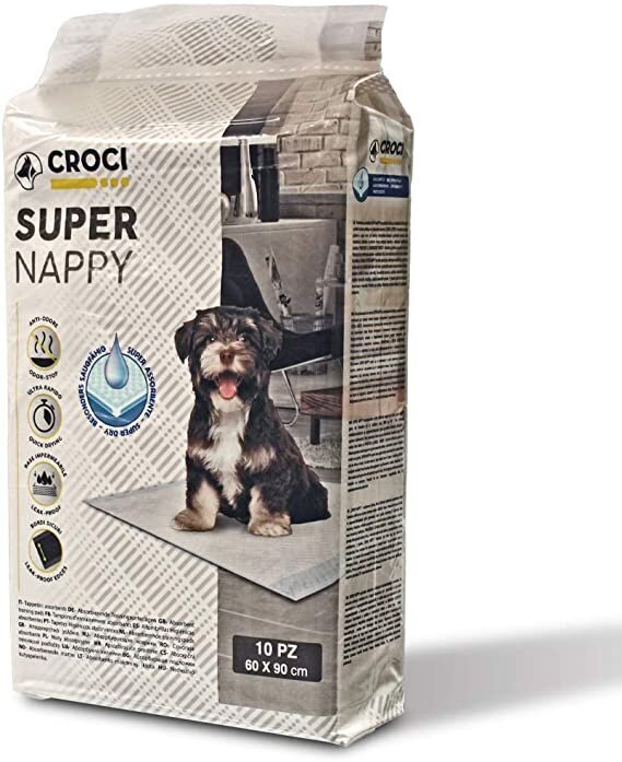 Croci Super Nappy autiņi, 60x90cm, 10gab. cena un informācija | Kopšanas līdzekļi dzīvniekiem | 220.lv