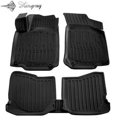 Paklājiņi 3D VOLKSWAGEN Golf IV 1997-2003, 5 gab. black /5020015 cena un informācija | Gumijas paklājiņi pēc auto modeļiem | 220.lv