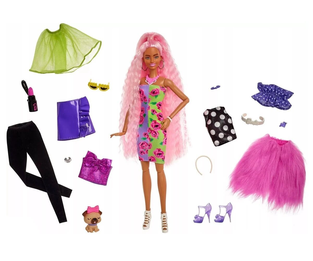 Lelle Barbie Extra Deluxe lelles un aksesuāru komplekts cena un informācija | Rotaļlietas meitenēm | 220.lv
