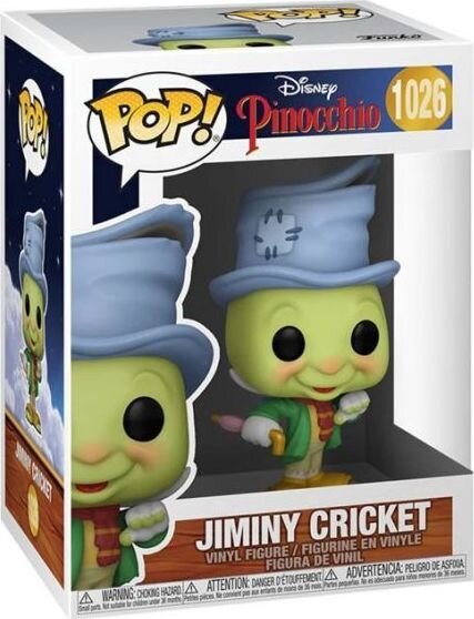 Funko POP! Disney Pinocchio Street Jiminy Cricket cena un informācija | Datorspēļu suvenīri | 220.lv