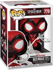 Funko POP Marvel Spiderman Miles Morales Crimson Cowl kostiumas cena un informācija | Datorspēļu suvenīri | 220.lv