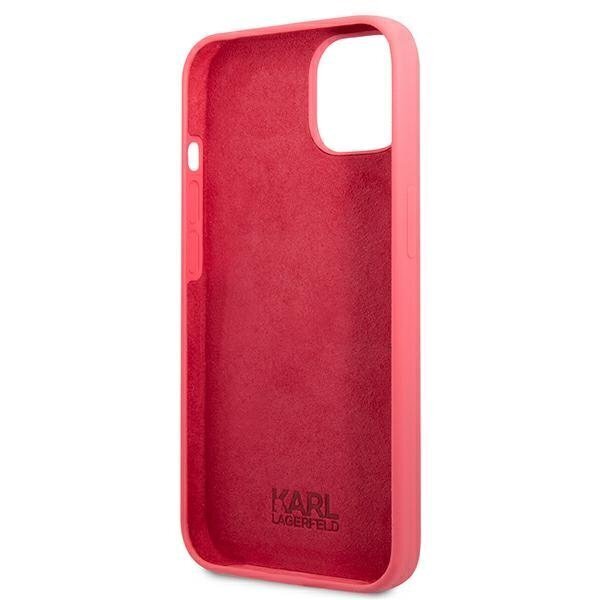 Karl Lagerfeld KLHCP13SSLMP1PI iPhone 13 mini 5,4" cena un informācija | Telefonu vāciņi, maciņi | 220.lv