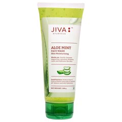 Sejas mazgāšanas želeja Aloe Mint Jiva Ayurveda, 50 g cena un informācija | Sejas ādas kopšana | 220.lv