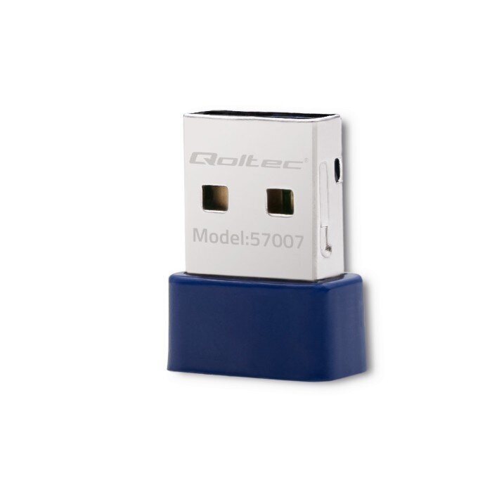 Qoltec 57007 Bluetooth USB WiFi Adapteris цена и информация | Rūteri (maršrutētāji) | 220.lv