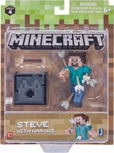 Mojang Minecraft Steve with Arrows Series 4 cena un informācija | Datorspēļu suvenīri | 220.lv