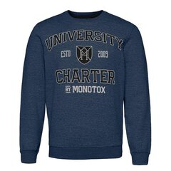 HOODIE MONOTOX UNIVERSITY CN NAVY MX21035 цена и информация | Мужские толстовки | 220.lv