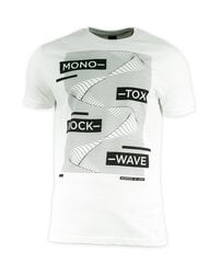 T-krekls monotox shockwave 2019 white shockwave19white cena un informācija | Vīriešu T-krekli | 220.lv