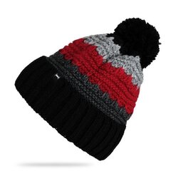 WINTER HAT MONOTOX GUC BLACK/GREEN/RED MX20069 цена и информация | Женские шапки | 220.lv