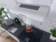 Virtuves nosūcējs, zem skapja - 50 cm., Berdsen absorbētājs balts cena un informācija | Tvaika nosūcēji | 220.lv