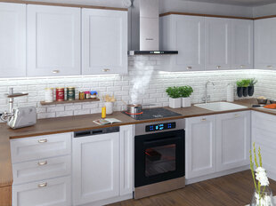 Кухонная вытяжка - 60 см., Berdsen INOX цена и информация | Вытяжки на кухню | 220.lv
