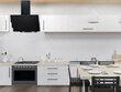 Virtuves nosūcējs - 60 cm., Berdsen slide melns cena un informācija | Tvaika nosūcēji | 220.lv