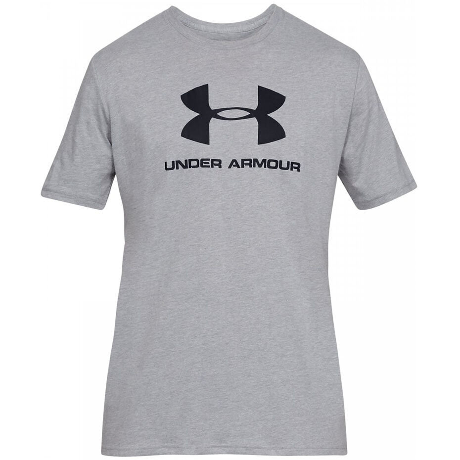 Vīriešu T-krekls Under Armour Sportstyle Logo SS 1329590 036, pelēks cena un informācija | Vīriešu T-krekli | 220.lv