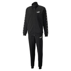 Мужской спортивный костюм Puma Tape Poly Suit cl 847420 01, черный цена и информация | Мужская спортивная одежда | 220.lv