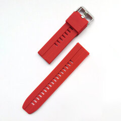 Silicone Strap Red цена и информация | Аксессуары для смарт-часов и браслетов | 220.lv