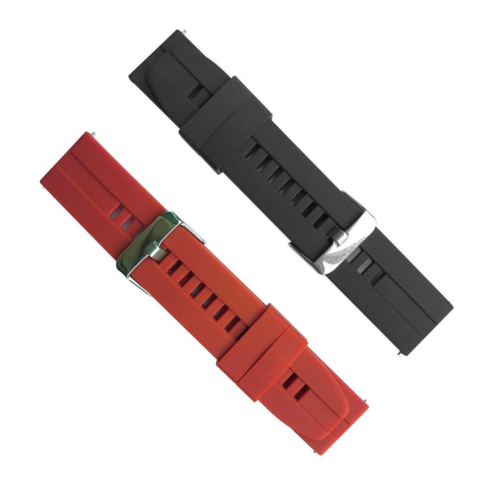 Silicone Strap Red cena un informācija | Viedpulksteņu un viedo aproču aksesuāri | 220.lv