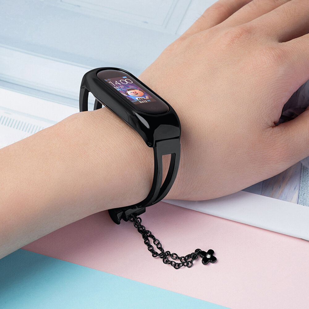 Xiaomi Mi Band Black cena un informācija | Viedpulksteņu un viedo aproču aksesuāri | 220.lv