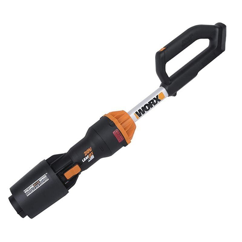 WORX WG543E.9 cordless leaf blower 209 km/h Black, Orange цена и информация | Lapu pūtēji, zaru smalcinātāji, slaucīšanas iekārtas | 220.lv