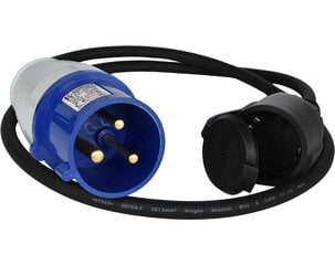 Pagarinātājs-kontaktligzdas adapteris Könner&Söhnen KS EX1M-1S 1m cena un informācija | Pagarinātāji | 220.lv