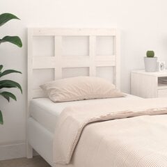 Изголовье кровати, 80,5x4x100 см, белое  цена и информация | Кровати | 220.lv