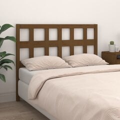 Изголовье кровати, 185,5x4x100 см, коричневое цена и информация | Кровати | 220.lv