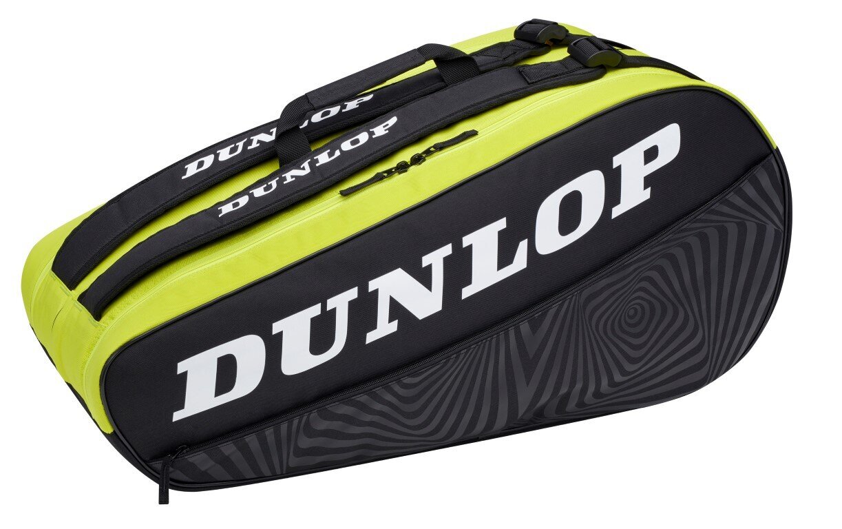 Soma Dunlop SX CLUB 10 rakešu black/yellow cena un informācija | Āra tenisa preces | 220.lv