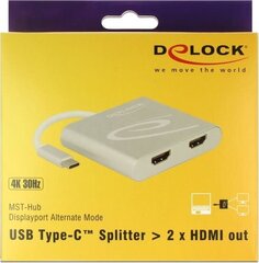 Delock 87715 цена и информация | Адаптеры и USB разветвители | 220.lv