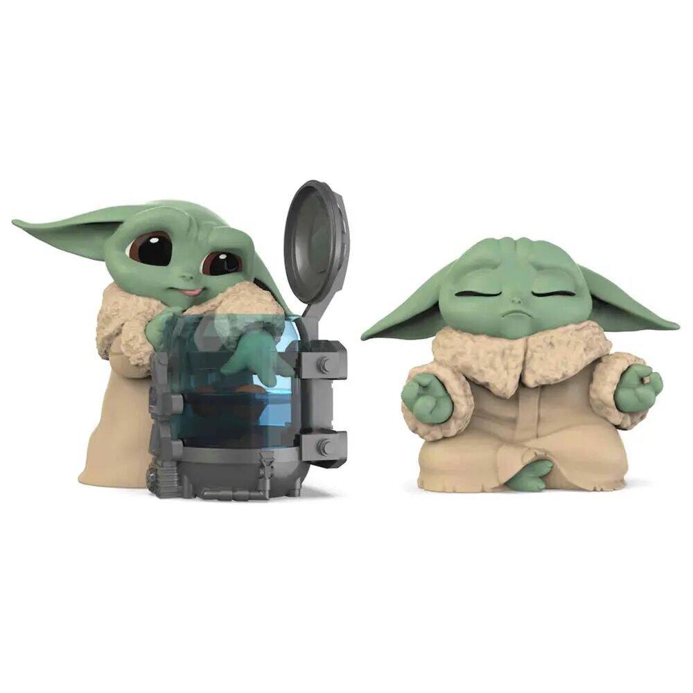 Star Wars The Mandalorian Yoda Laps figūriņu komplekts, 2 gab. цена и информация | Rotaļlietas zēniem | 220.lv