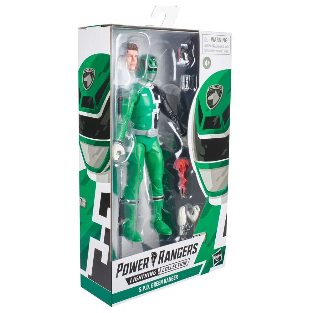 Power Rangerid: S.P.D. Roheline Ranger figūriņa 15cm цена и информация | Rotaļlietas zēniem | 220.lv