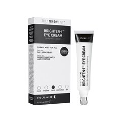 Acu krēms The Inkey List Brighten-i Eye Cream, 15 ml цена и информация | Сыворотки, кремы для век | 220.lv