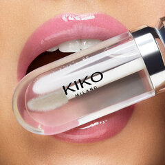 Смягчающий блеск для губ Kiko Milano 3D hydra lipgloss, 01 Clear, 6.5мл цена и информация | Помады, бальзамы, блеск для губ | 220.lv